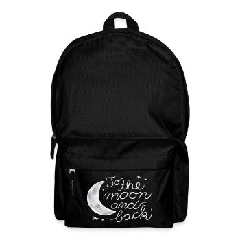 Love you to the moon and back - Backpack - black - Front