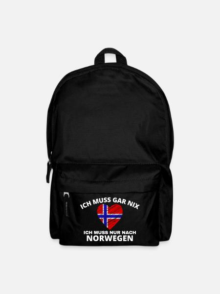 Norwegen - Rucksack - Schwarz