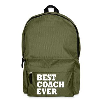 Best coach ever - Backpack - olive green - Front