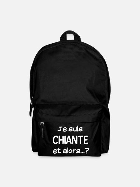 Je suis CHANTE et alors...? - Sac à dos - noir