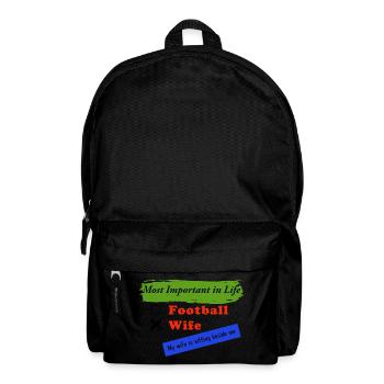 Soccer Woman Love Day Design - Backpack - black - Front