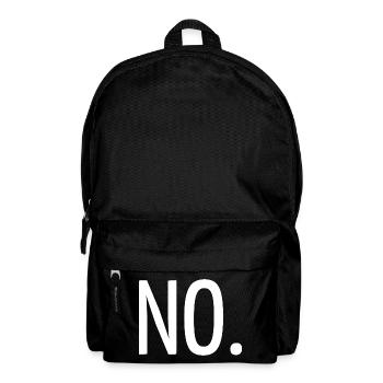 No - Sac à dos - noir - Devant