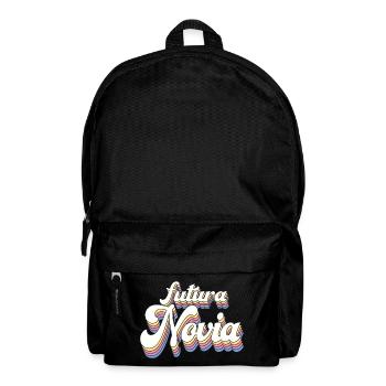 Futura Novia Girlfriend Engagement Wedding Gift - Backpack - black - Front