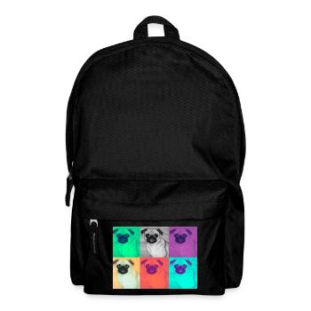 Pop Art Dog Design - Backpack - black - Front