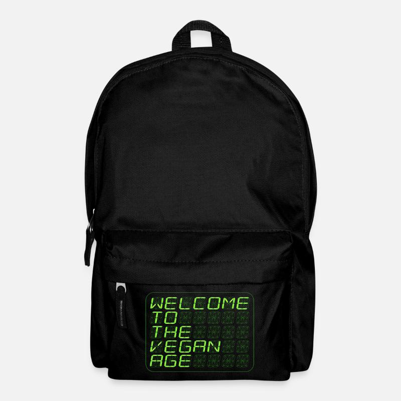 vegan-new-age-green-wide - Rucksack - Schwarz