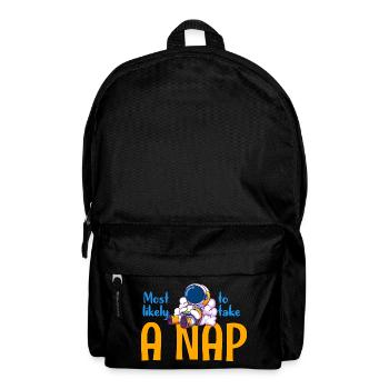 Most Likely to Take a Nap - Backpack - black - Front