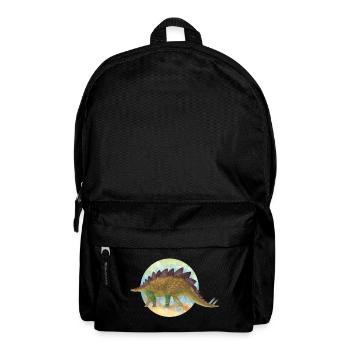 Überdachte Dinosaurier - Rucksack - Schwarz - Vorne