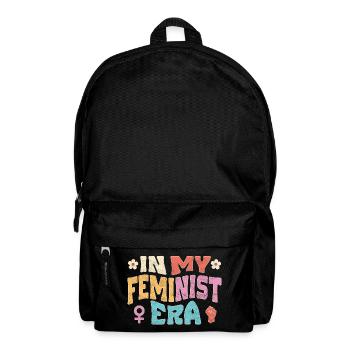 À mon époque féministe - Sac à dos - noir - Devant