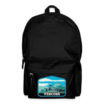 Chamois and Vercors Landscape: Alpine Nature - Backpack - black - Front