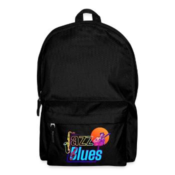 Jazz und Blues | Fühle die Musik - Rucksack - Schwarz - Vorne