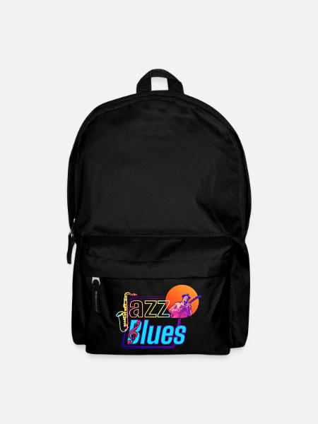 Jazz and Blues Music | Feel The Music - Backpack - black