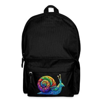Schnecke - Rucksack - Schwarz - Vorne