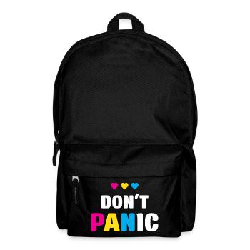 LGBT Pride Month - Keine Panik - Rucksack - Schwarz - Vorne