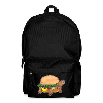 Turtle Cheeseburger - Backpack - black - Front