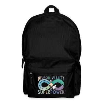 Neurodiversity is My Superpower - Backpack - black - Front