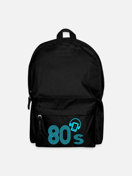 80er Jahre - Rucksack - Schwarz