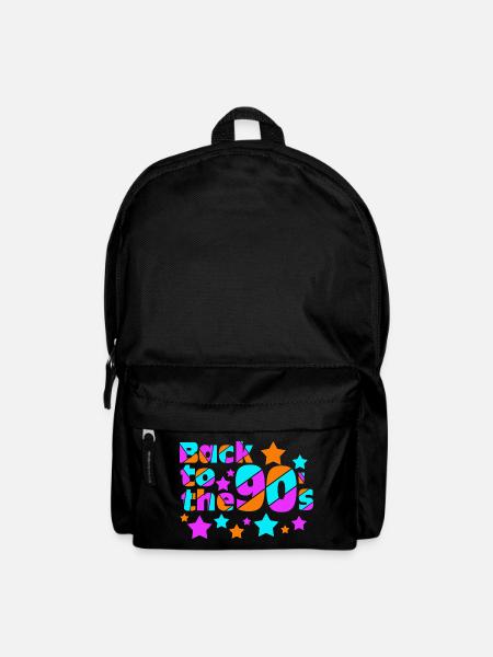 Fête des années 90 , Soirée à thème , Années 90 retour à (25) - Sac à dos - noir