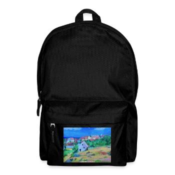 Gudhjem, Bornholm - Rucksack - Schwarz - Vorne