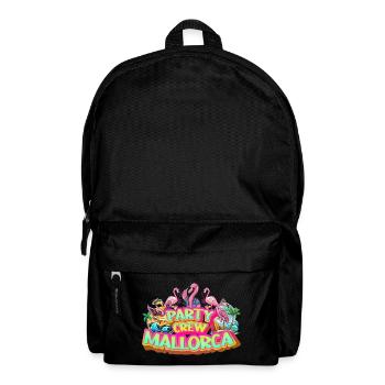 Mallorca Party Crew Sommer Urlaub Malle Flamingo - Rucksack - Schwarz - Vorne