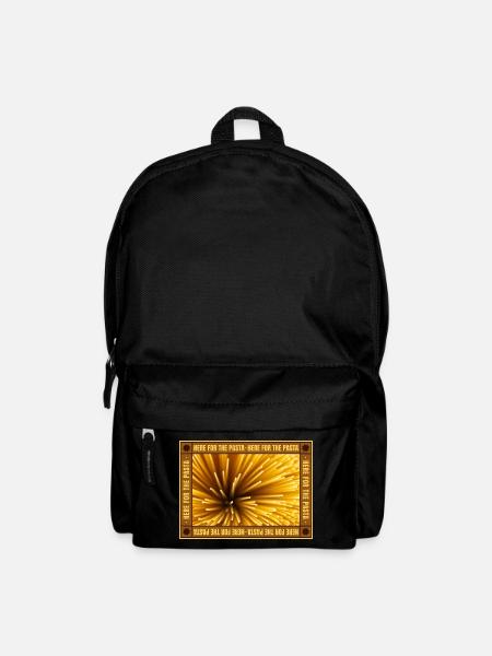 Spaghetti Fokus Retro-Rahmen - Rucksack - Schwarz
