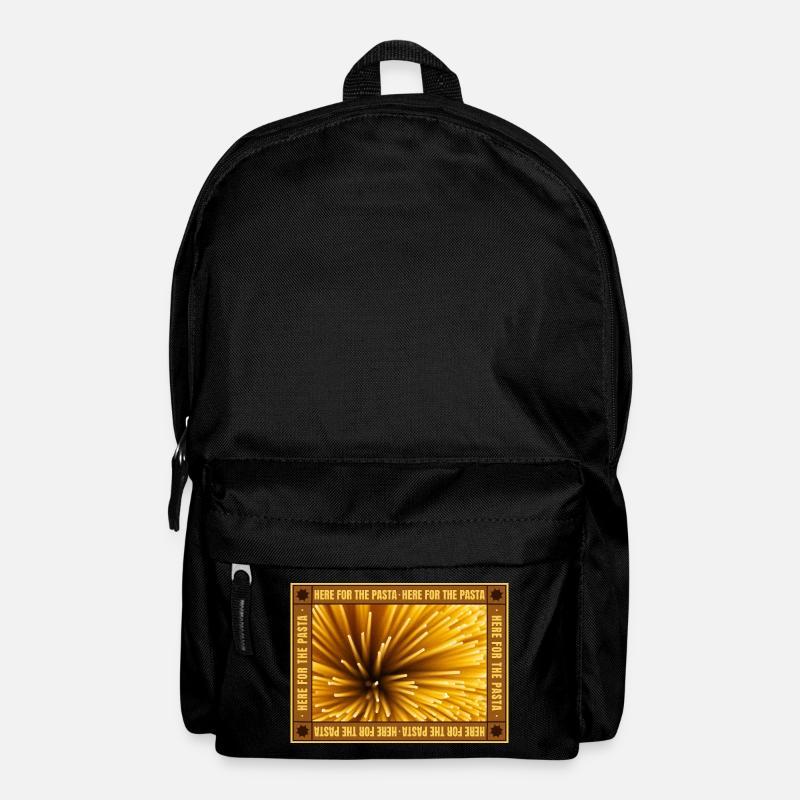 Spaghetti Fokus Retro-Rahmen - Rucksack - Schwarz