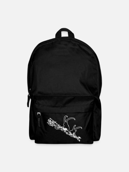 Steinböcke - Rucksack - Schwarz