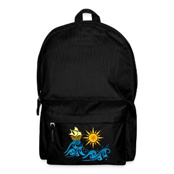 Journey to a better world - Backpack - black - Front