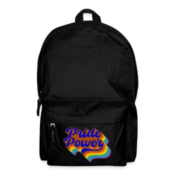 Pride Power Fierté LGBTQ+ et Diversité - Sac à dos - noir - Devant