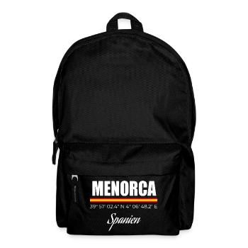 Menorca - Rucksack - Schwarz - Vorne