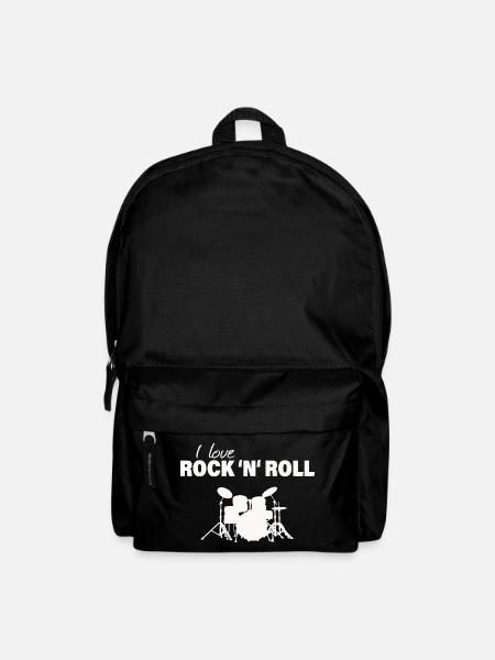 ROCK AND ROLL - Rucksack - Schwarz