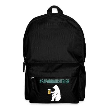 Beer fan PAPABRAUCHT beer Funny - Backpack - black - Front