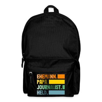 Papa Ehemann Investigativer Reporter Journalisten - Rucksack - Schwarz - Vorne