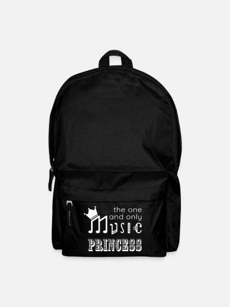 Music Princess - Cadeau Music Love Girl - Sac à dos - noir