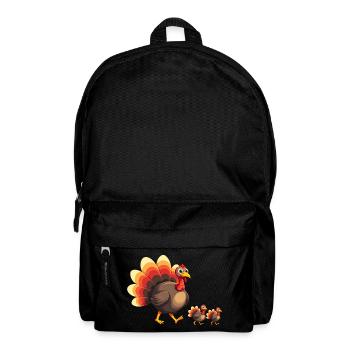 Thanksgiving Truthahn Baby - Rucksack - Schwarz - Vorne