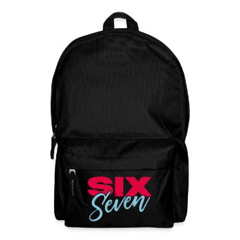 six sept - Sac à dos - noir - Devant