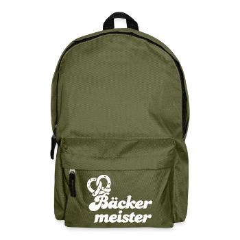 Bäckermeister - Rucksack - Olivgrün - Vorne