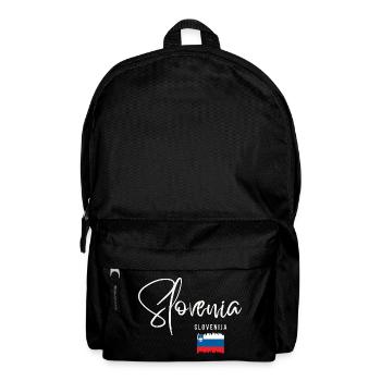 Made in Slovenia, Slovenian pride - Backpack - black - Front