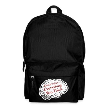 Ne croyez pas tout ce que vous pensez en disant la sagesse - Sac à dos - noir - Devant