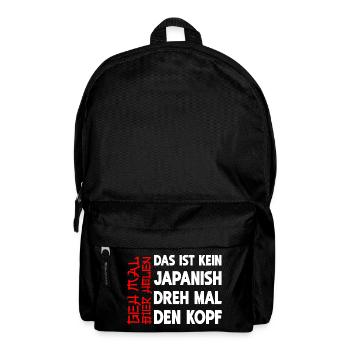 Go get beer Funny beer Drinking joy - Backpack - black - Front