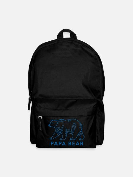 Papa Bear - Rucksack - Schwarz