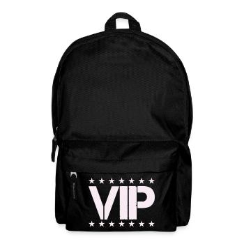 VIP Star Statement in Pastel Pink - Backpack - black - Front