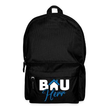 Construction Helmet House Logo - Backpack - black - Front