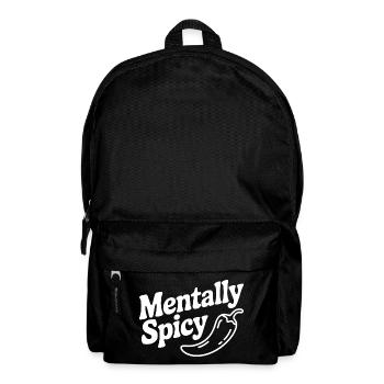 Mentalement épicé - Sac à dos - noir - Devant