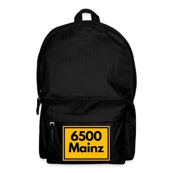 ANCIEN CODE POSTAL RETRO 6500 MAINZ MEEENZ - Sac à dos - noir - Devant