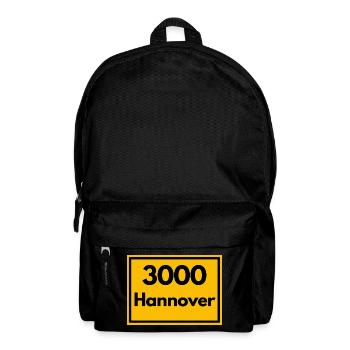 ALTE POSTZIP CODE RETRO 3000 HANNOVER - Messe - Backpack - black - Front