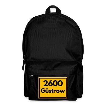 ANCIEN CODE POSTAL 2600 GÜSTROW RENAISSANCE - Sac à dos - noir - Devant