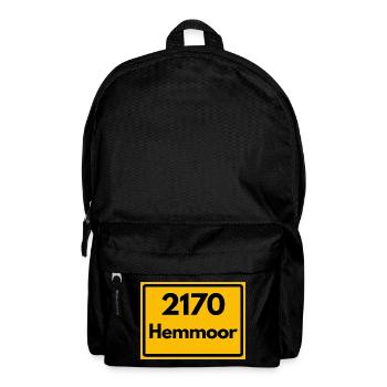 ALTE POSTLEITZAHL PLZ RETRO 2170 HOCHMOOR – HEIDE - Rucksack - Schwarz - Vorne
