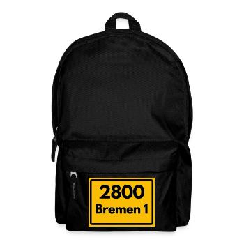 OLD POSTCODE POSTCODE RETRO 2800 BREMEN 1 – HANSE - Backpack - black - Front