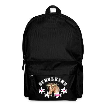 Schulkind Pferd Einschulung 2026 - Rucksack - Schwarz - Vorne
