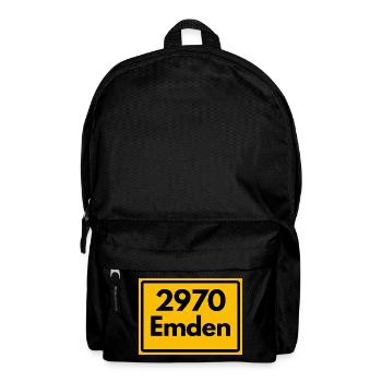 ANCIEN CODE POSTAL RÉTRO ⚓ 2970 Emden Moin Moin - Sac à dos - noir - Devant